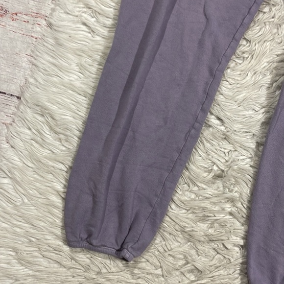 Monrow High-Waist Vintage Lounge Sweatpant Misty Lilac - Picture 9 of 9
